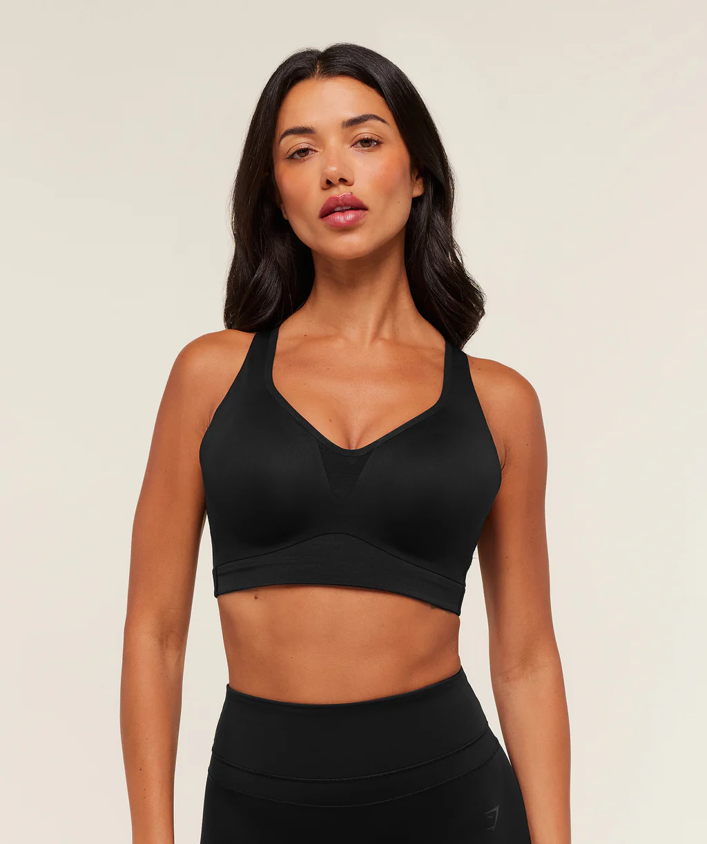 High Support V-Neck Spor Sütyeni